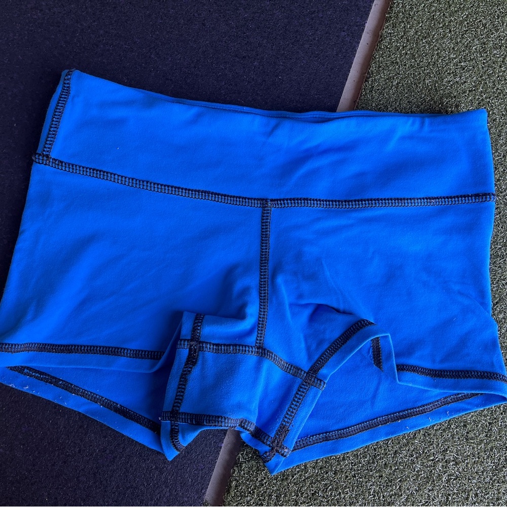 Cobalt Blue Women's Fleo Athletic Shorts